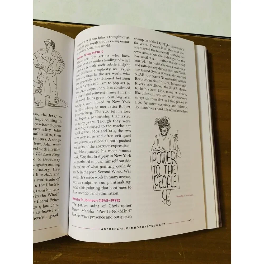 From Gay to Z: A Queer Compendium, Elizabeth Sayre, Justin, Hard Cover Signed